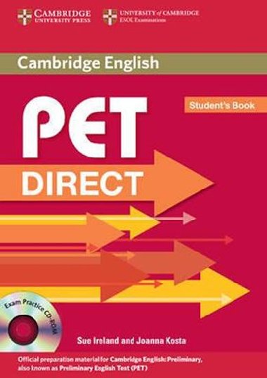 PET Direct Students Book with CD-ROM - Ireland Sue