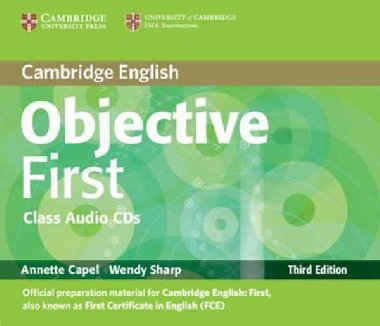 Objective First 3rd Edition Class Audio CDs (2) - Capel Annette