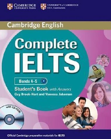 Complete IELTS Bands 4-5 Students Book with Answers with CD-ROM - Brook-Hart Guy