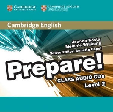 Cambridge English Prepare! Level 2 Class Audio CDs (2) - Kosta Joanna