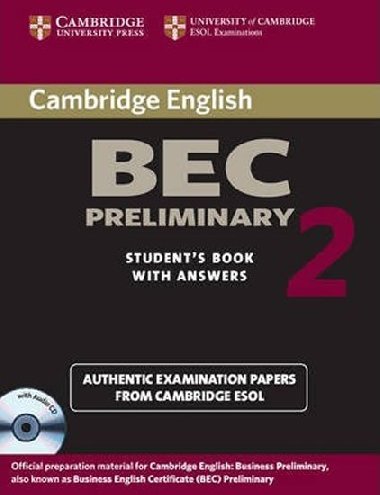 Cambridge BEC 2 Preliminary Self-study Pack - kolektiv autor
