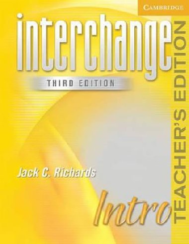 Interchange 3rd Edition Intro Teachers Edition - Richards Jack C.