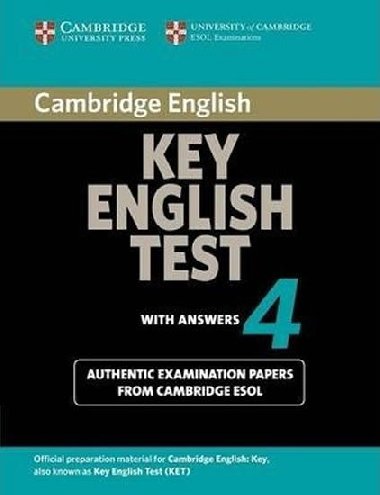 Cambridge Key English Test 4 Students Book with answers - kolektiv autor