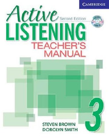 Active Listening 3 Teachers Manual with Audio CD - Brown Steven