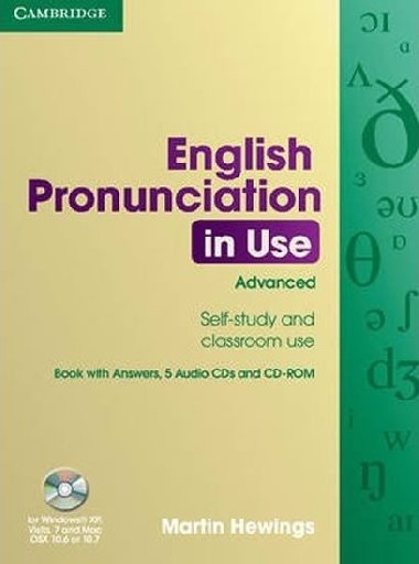 English Pronunciation in Use Advanced Book with Answers, 5 Audio CDs and CD-ROM - Hewings Martin
