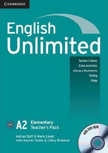 English Unlimited Elementary Teachers Pack (Teachers Book with DVD-ROM): A2 elementary - Doff Adrian