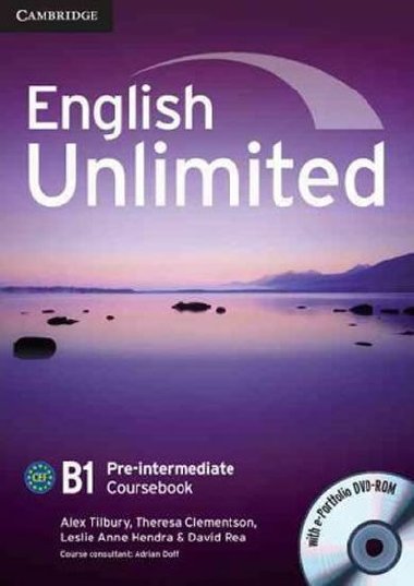English Unlimited Pre-intermediate Coursebook with e-Portfolio and Online Workbook - Tilbury Alex