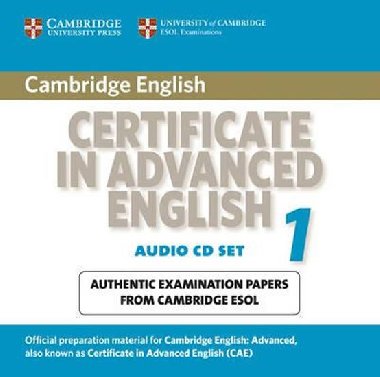 Cambridge Certificate in Advanced English 1 for Updated Exam Audio CDs (2): Paper 1 - kolektiv autor