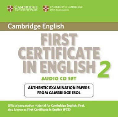 Cambridge First Certificate in English 2 for Updated Exam Audio CDs (2): No. 2 - kolektiv autor