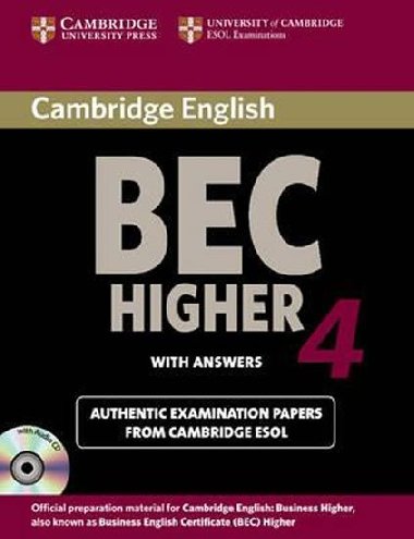 Cambridge BEC 4 Higher Self-study Pack (Students Book with Answers and Audio CD) - kolektiv autor