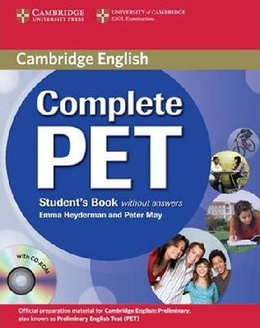 Complete PET Students Book without answers with CD-ROM - Heyderman Emma
