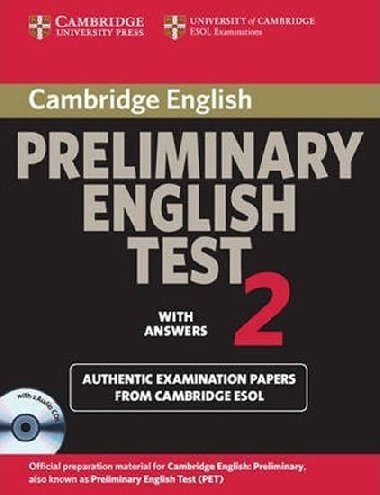 Cambridge Preliminary English Test 2 Self-study Pack: Level 2 - kolektiv autor