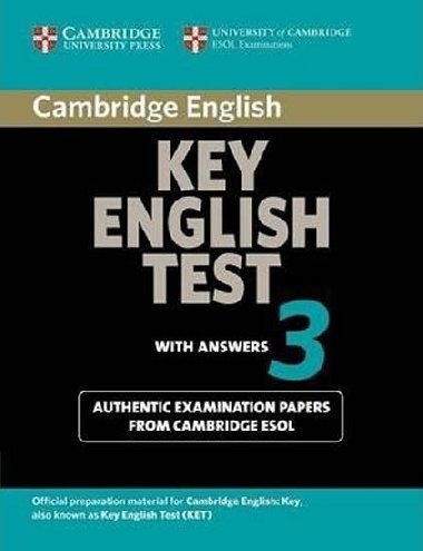 Cambridge Key English Test 3 Students Book with answers - kolektiv autor
