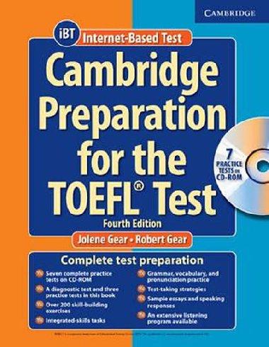 Cambridge Preparation for the TOEFL Test Book with CD-ROM - Gear Jolene
