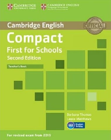 Compact First for Schools Teachers Book - Thomas Barbara
