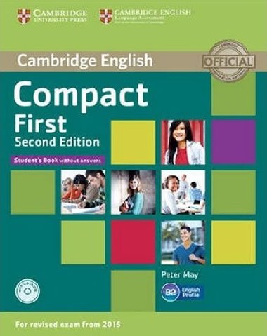 Compact First Students Book without Answers with CD-ROM - May Peter