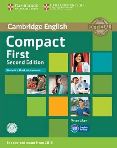 Compact First Students Book with Answers with CD-ROM - May Peter