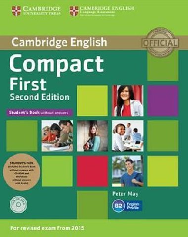 Compact First Students Pack (Students Book without Answers with CD-ROM, Workbook without Answers with Audio CD (2)) - May Peter