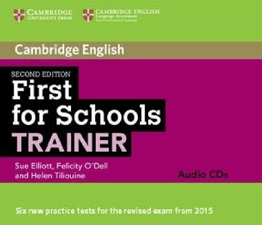 First for Schools Trainer Audio CDs (3) - Elliott Sue