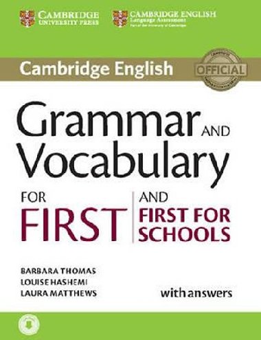 Grammar and Vocabulary for First and First for Sch. Book with Answers and Audio - Thomas Barbara