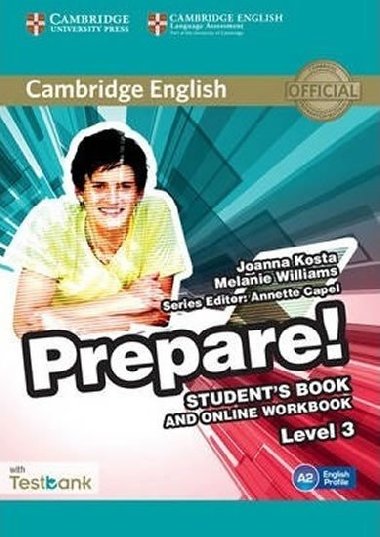 Cambridge English Prepare! Level 3 Students Book and Online Workbook with Testbank - Kosta Joanna