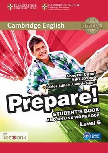 Cambridge English Prepare! Level 5 Students Book and Online Workbook - Capel Annette