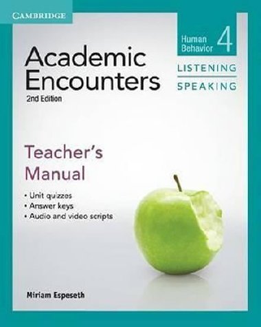 Academic Encounters Level 4 Teachers Manual Listening and Speaking - Espeseth Miriam