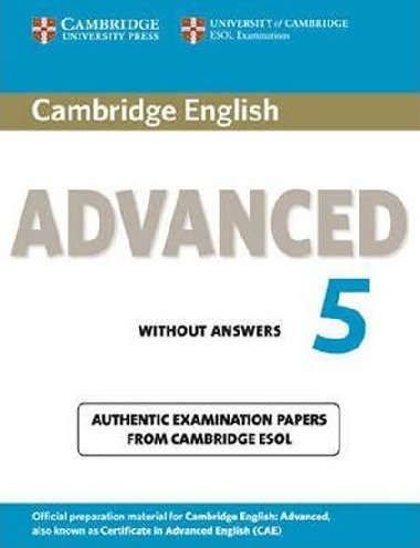 Cambridge English Advanced 5 Students Book without Answers - kolektiv autor