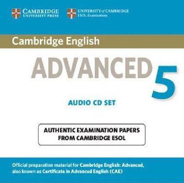 Cambridge English Advanced 5 Audio CDs (2) - kolektiv autor