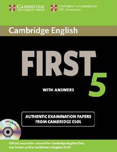 Cambridge English First 5 Self-study Pack (students Book with Answers and Audio CDs (2)) - kolektiv autor