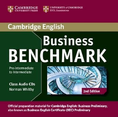 Business Benchmark Pre-intermediate to Intermediate Business Preliminary Class Audio CDs (2) - Whitby Norman