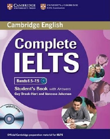 Complete IELTS Bands 6.5-7.5 Students Book with Answers with CD-ROM - Brook-Hart Guy