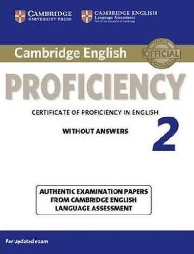 Cambridge English Proficiency 2 Students Book without Answers - kolektiv autor
