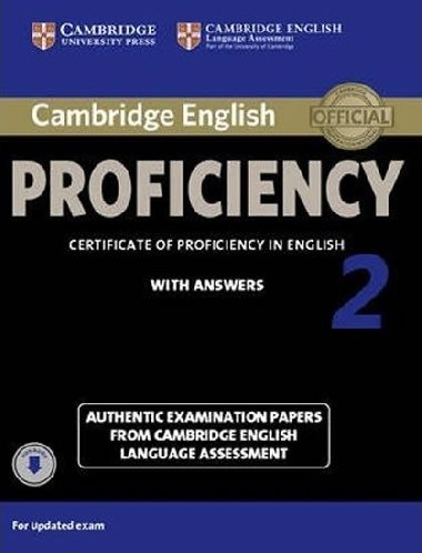 Cambridge English Proficiency 2 Students Book with Answers with Audio - kolektiv autor