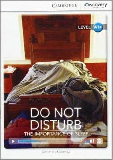 Do Not Disturb: The Importance of Sleep Book with Online Access code - Kocienda Genevieve