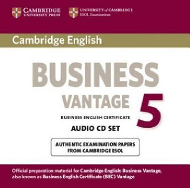 Cambridge English Business 5 Vantage Audio CDs (2) - kolektiv autor