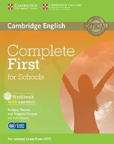 Complete First for Schools Workbook with Answers with Audio CD - Thomas Barbara