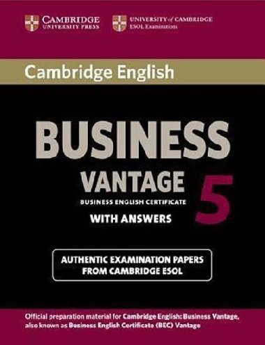 Cambridge English Business 5 Vantage Students Book with Answers - kolektiv autor
