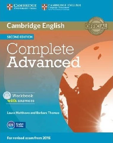 Complete Advanced Workbook with answers with Audio CD - Matthews Laura