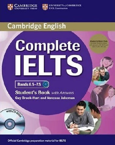 Complete IELTS Bands 6.5-7.5 Students Pack (students Book with Answers with CD-ROM and Class Audio CDs (2)) - Brook-Hart Guy