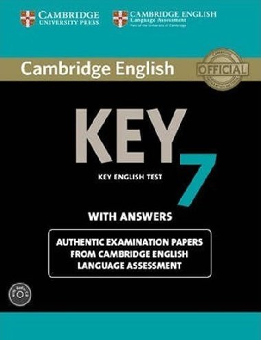 Cambridge English Key 7 Students Book Pack (Students Book with Answers and Audio CD) - kolektiv autor