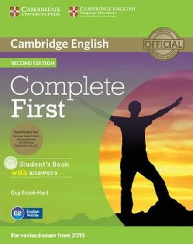 Complete First Students Book Pack (Students Book with Answers with CD-ROM, Class Audio CDs (2)) - Brook-Hart Guy