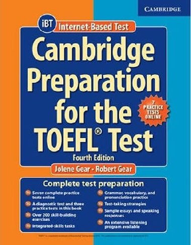 Cambridge Preparation for the TOEFL Test Book with Online Practice Tests - Gear Jolene
