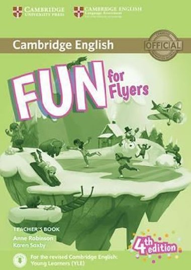 Fun for Flyers Teachers Book with Downloadable Audio - Robinson Anne