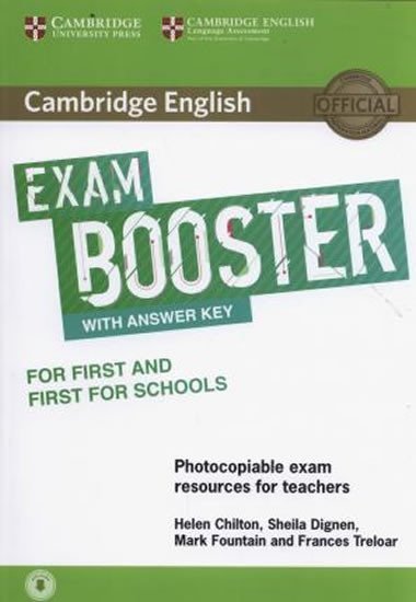 Cambridge English Exam Booster for First and First for Schools with Answer Key with Audio - Chilton Helen