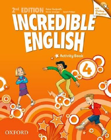 Incredible English 2nd Edition 4 Activity Book with Online Practice - Redpath Peter