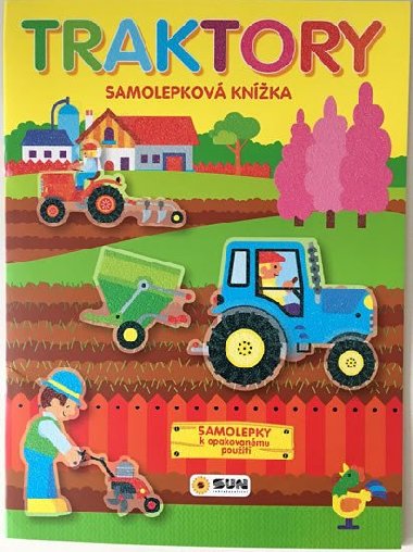 Traktory - samolepkov knka - Nakladatelstv SUN