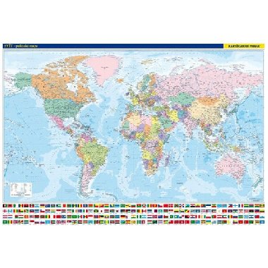 Svt  nstnn politick mapa 1 : 22 000 000 - Kartografie