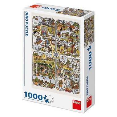 Josef Lada - Ron obdob - puzzle 1000 - neuveden