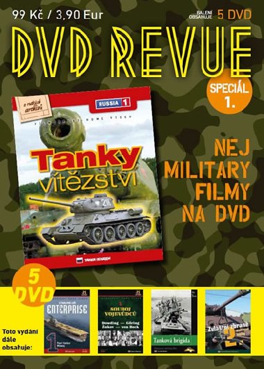 DVD Revue specil 1 - Nej military filmy na DVD - 5 DVD - neuveden